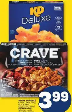 Marché Bonichoix CRAVE (200 to 340 g) OR KRAFT KD DELUXE (340 g) FROZEN MEAL offer