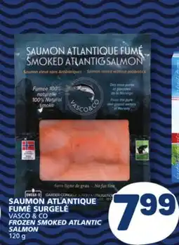 Marché Bonichoix Vasco & Co FROZEN SMOKED ATLANTIC SALMON offer