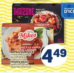 Marché Bonichoix THAÏZONE (260 g) OR MIKES (250 ou 275 g) FROZEN MEAL offer