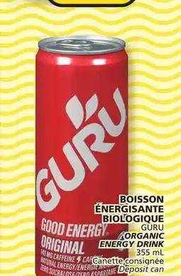 Marché Bonichoix GURU ORGANIC ENERGY DRINK offer