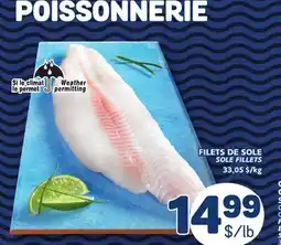 Marché Bonichoix SOLE FILLETS offer