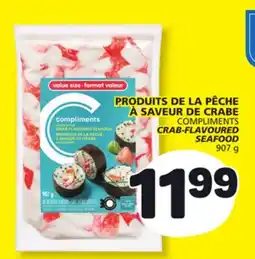 Marché Bonichoix COMPLIMENTS CRAB-FLAVOURED SEAFOOD offer