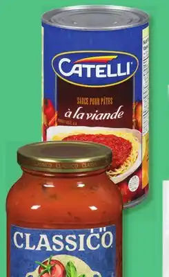 Marché Bonichoix CLASSICO (410 or 600 mL) OR CATELLI CLASSICO (218 mL) PASTA SAUCE offer