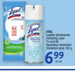 Uniprix LYSOL Lingettes désinfectantes/ Disinfecting wipes offer