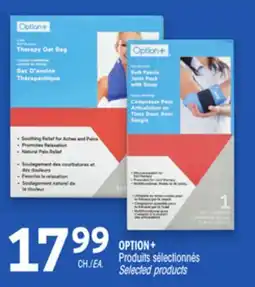 Uniprix OPTION+ Produits sélectionnés/ Selected products offer