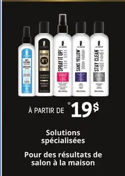 Uniprix Solutions spécialisées Pour des résultats de salon à la maison offer