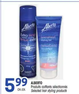 Uniprix ALBERTO Produits coiffants sélectionnés / Selected hair styling products offer