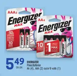 Uniprix ENERGIZER Piles/Batteries offer
