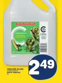 Marché Bonichoix COMPLIMENTS WHITE VINEGAR offer