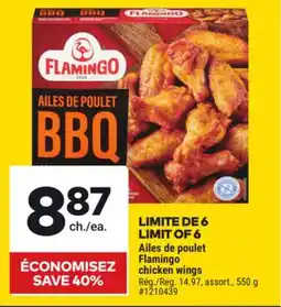 Giant Tiger Flamingo chicken wings offer