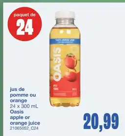 Wholesale Club jus de pomme ou orange, 24 x 300 mL, PAQUET DE 24 offer