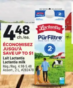 Giant Tiger Lactantia milk offer