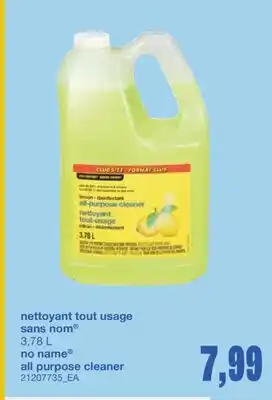 Wholesale Club NETTOYANT TOUT USAGE, 3,78 L offer
