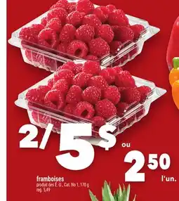 Marche Ami FRAMBOISES offer