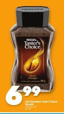 Marche Ami Café instantané Taster's Choice Nescafé offer