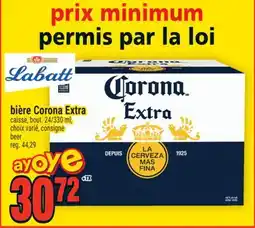 Super C bière Corona Extra offer