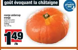 Super C COURGE AMBERCUP ORANGE | AMBERCUP SQUASH offer