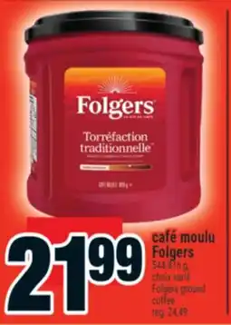 Super C CAFÉ MOULU FOLGERS | FOLGERS GROUND COFFEE offer