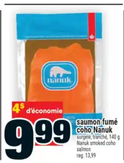 Super C saumon fumé coho Nanuk | Nanuk smoked coho salmon offer