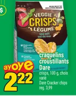 Super C CRAQUELINS CROUSTILLANTS | DARE CRACKER CHIPS offer