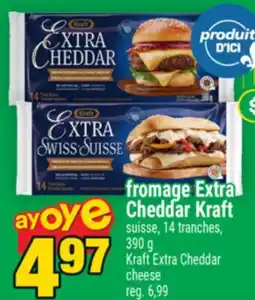 Super C FROMAGE EXTRA CHEDDAR KRAFT | KRAFT EXTRA CHEDDAR CHEESE offer