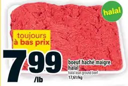 Super C BOEUF HACHÉ MAIGRE | HALAL LEAN GROUND BEEF offer
