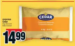 Super C COUSCOUS CEDAR | CEDAR COUSCOUS offer