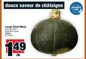 Super C COURGE SWEET MAMA | SWEET MAMA SQUASH offer