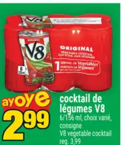 Super C cocktail de légumes V8 | V8 vegetable cocktail offer