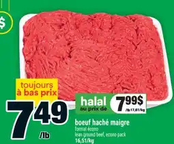 Super C BOEUF HACHÉ MAIGRE | LEAN GROUND BEEF offer