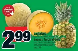 Super C CANTALOUP OU ANANAS TROPICAL GOLD | CANTALOUPE OR PINEAPPLE offer