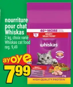 Super C NOURRITURE POUR CHAT WHISKAS | WHISKAS CAT FOOD offer