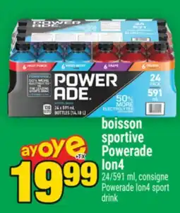 Super C BOISSON SPORTIVE POWERADE ION4 | POWERADE ION4 SPORT DRINK offer