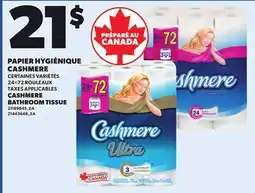 Provigo CASHMERE BATHROOM TISSUE, 24=72 ROULEAUX offer