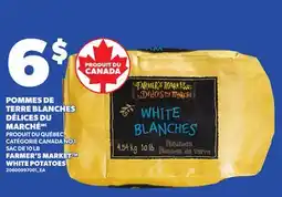 Provigo FARMER'S MARKET WHITE POTATOES, SAC DE 10 LB offer