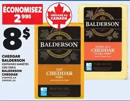 Provigo BALDERSON CHEDDAR, 250/280 G offer