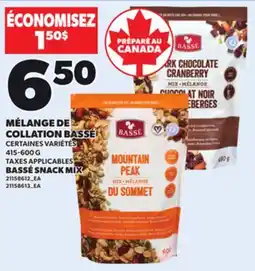 Provigo BASSÉ SNACK MIX, 415-600 G offer