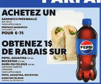 Provigo PREPACK SANDWICH, 184-363 G offer