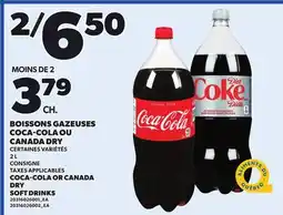 Provigo COCA-COLA OR CANADA DRY SOFT DRINKS, 2 L offer