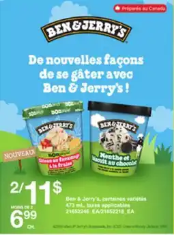 Provigo BEN & JERRY'S, 473 ML offer