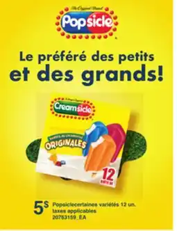 Provigo POPSICLE, 12 UN offer