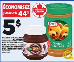 Provigo KRAFT PEANUT BUTTER OR HAZELNUT SPREAD offer