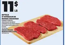 Provigo INSIDE ROUND MARINATING STEAK offer