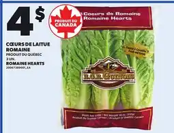 Provigo ROMAINE HEARTS, 3 UN offer