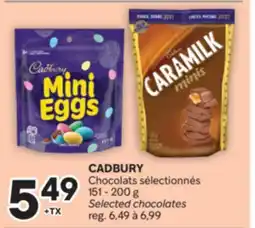 Brunet CADBURY Chocolats sélectionnés offer
