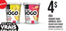 Provigo iÖGO CREAMY DUOS YOGURT, 650 g offer