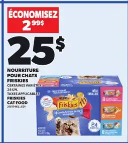Provigo FRISKIES CAT FOOD, 24 UN offer