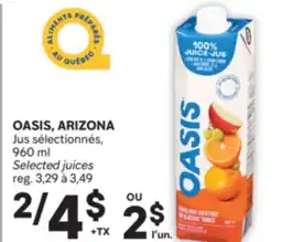 Brunet OASIS, ARIZONA Jus sélectionnés offer