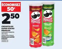Provigo PRINGLES SUPER STACKS, 148/156 G offer