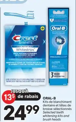 Brunet ORAL-B Kits de blanchiment dentaire et têtes de brosse sélectionnés offer